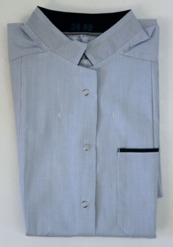 vintage Schwesternoutfit Gr. 46 gestreiftes Schwesternkleid blaue Schürze Haube - Bild 4 von 24