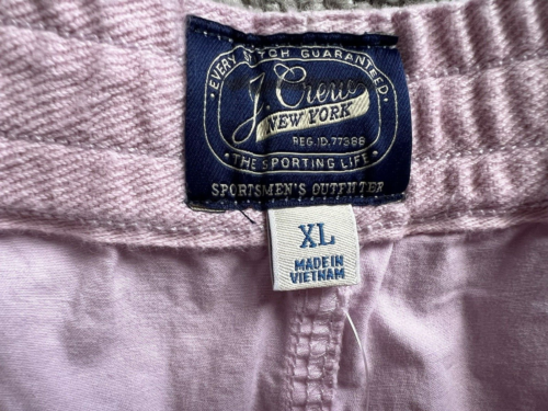 J. Crew Herren 6" Dock Shorts Frosty Lavender Pink Elastischer Kordelzug XL BE057 - Bild 6 von 7