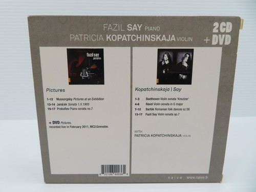 Fazil Say Pictures Kopatchinskaja Say 2 CD And DVD Set - Fast Postage !! - Zdjęcie 2 z 9