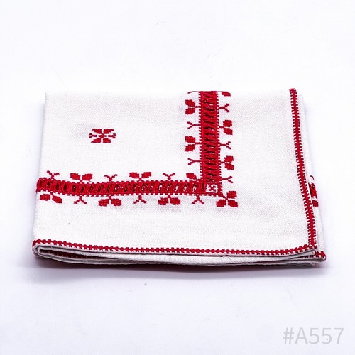 Table Runner Table Cloth with Embroidery Christmas Red 34 X 86 CM - Picture 3 of 18