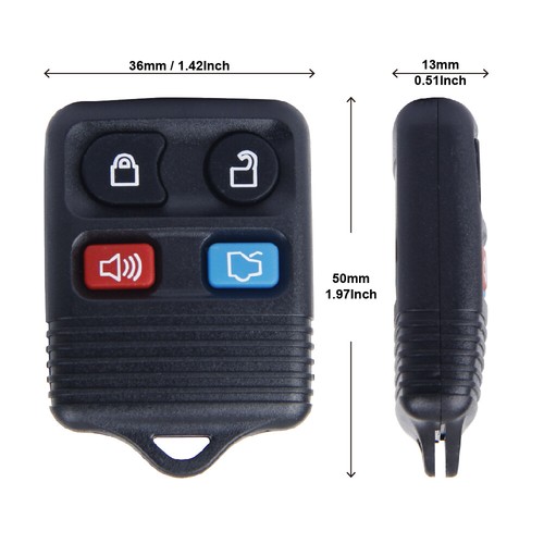 2 Remote Key Fob Replacement for Ford Expedition Explorer 1999 2000 2001 2002~15 - Picture 3 of 12