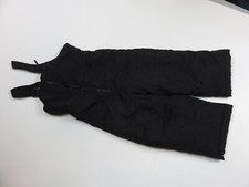 Toddler's WonderKids Black Snow Bib Size 4T AA1F2303
