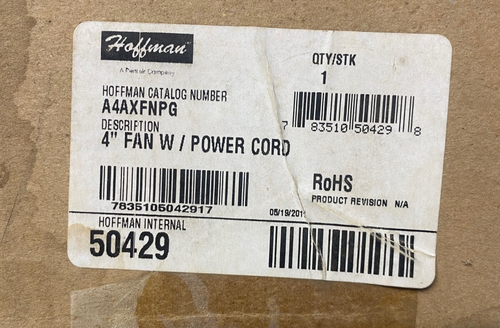Hoffmann A4AXFNPG, 4" Lüfter mit Netzkabel - NEU! - Bild 2 von 2