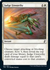 Judge Unworthy NM, English MTG Time Spiral Remastered
