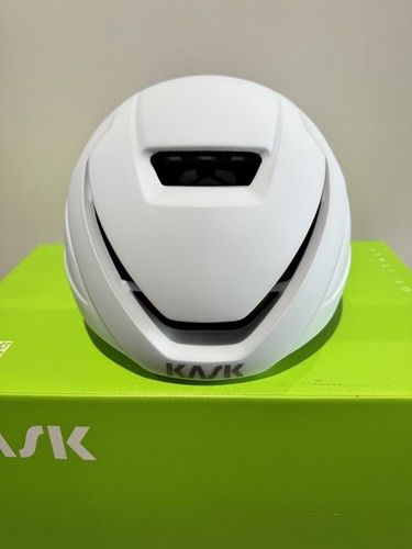 Kask Wasabi Cycling Helmet White Matte, road mountain gravel -Sz S Small 50-56cm - Picture 2 of 6