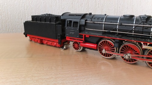 Trix Express HO 763 BR01 3 rail DC 4-6-2 steam tender loco,smoke deflectors,box - Picture 7 of 12