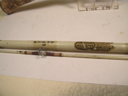 Vintage Shakespeare Wonderod Howard 1579L EKF Straight Fiber 6' casting rod - Picture 5 of 6
