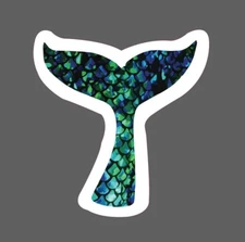Mermaid Tail Sticker Scales Waterproof