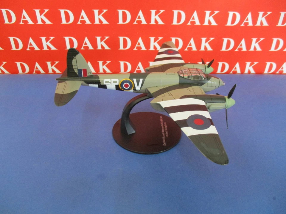 Die cast 1/72 Modellino Aereo De Havilland Mosquito Pippo FB MK VI D-Day - Immagine 4 di 4