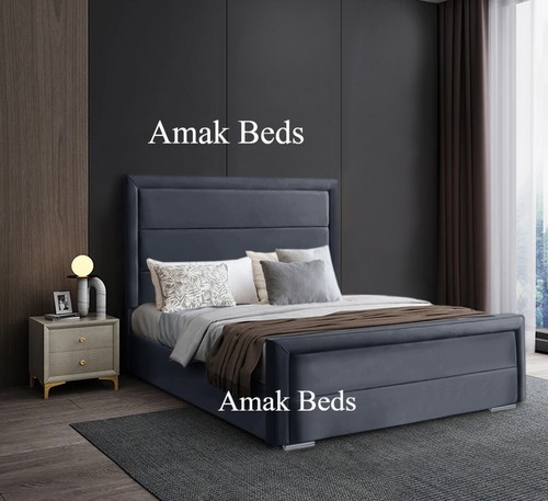 Plush Velvet Victoria Bed Frame, With / Without Storage Double King Super King - Picture 7 of 13