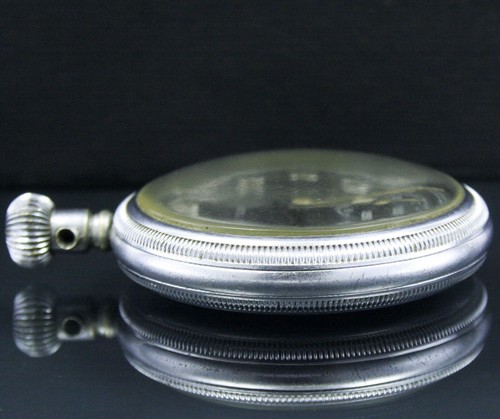 ELGIN MILITARY Hand Winding Side Second Pocket Watch for Spares - Picture 7 of 12