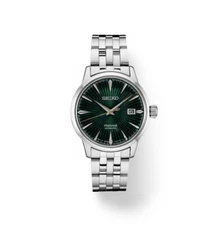 Seiko Presage Cocktail Time Automatic Green Dial Stainless Steel Watch SRPE15J1