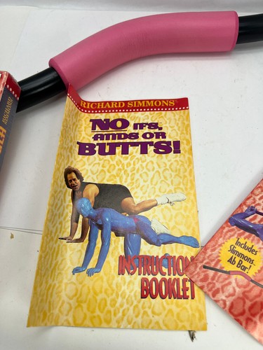Richard Simmons AB Butt Formula Bar 1998 VHS Juego de folletos de entrenamiento Nuevo stock antiguo - Imagen 9 de 13