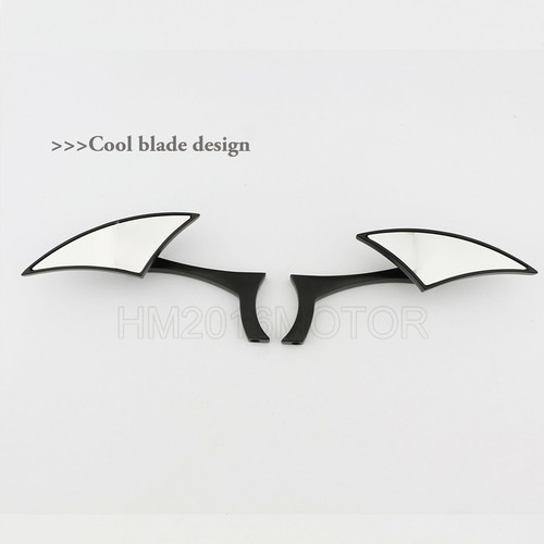 Motorcycle Blade Rearview Side Mirror for Harley Davidson Bobber Chopper Cruiser - Picture 4 of 9