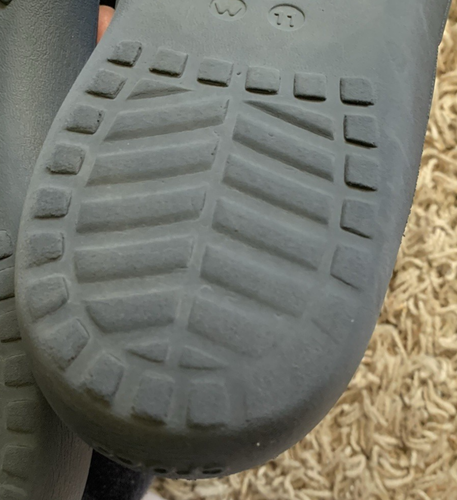 Crocs Iconic Comfort Thong Sandals Flip Flops Navy Women's Size 11 - Picture 10 of 11