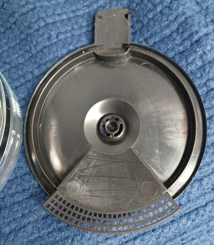 Vintage Krups 12 Tassen Karaffe Kaffeekanne Dekanter mit schwarzem Deckel und Sieb OEM - Bild 6 von 17