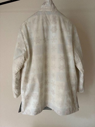 HERMÈS Martin Margiela Era Reversible Padded Jacket Nylon SM Snowflake Print - Bild 5 von 8