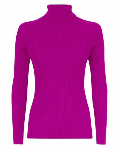 Kids Polo Neck Jumper Ribbed Long Sleeve T-Shirt Girls Boys Winter Jumper Top - Picture 16 of 18