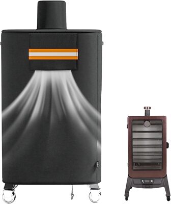 Vertical Smoker Grill Cover for Copperhead 5 7 Series Sportsman 5 7 Series 420D