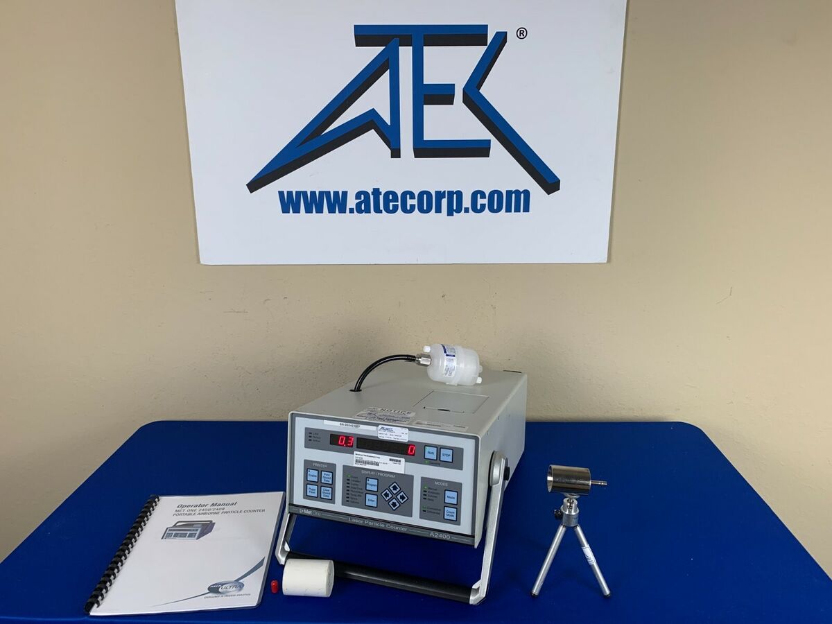 Met One A2400 Laser Particle Counter Size Ranges .3,.5,1,3,5 Met One A2400 Laser Particle Counter Size Ranges .3,.5,1,3,5