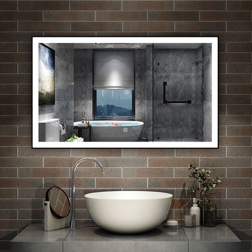 Badspiegel LED Badezimmerspiegel Beschlagfrei Wandspiegel 70-120 cm - Bild 2 von 36