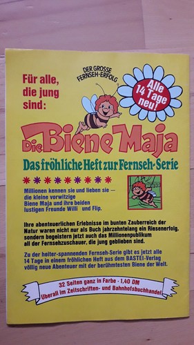 La abeja maja n.o 7 - TOP Z1 BASTEI COMICHEFT Waldemar Bonsels - Imagen 2 de 3