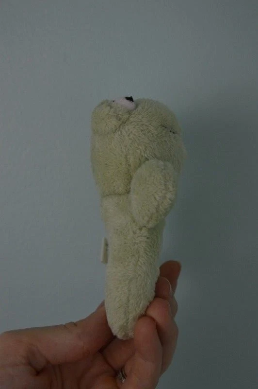 Anillo de rana Pottery Barn niños sonajero peluche animal bebé juguete verde 5" rana Foto 4 de 4