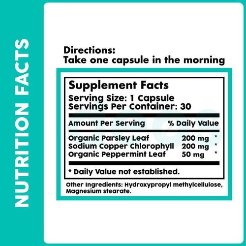 DEOS Internal Deodorant Supplement – Full Body Deodorizer - (30 Capsules) - 1/3X - Picture 5 of 19