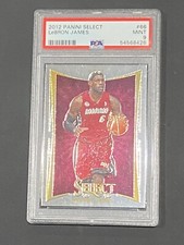 2012-13 Panini Select #66 LeBron James Miami Heat PSA 9 MINT HOF Scoring King 👑