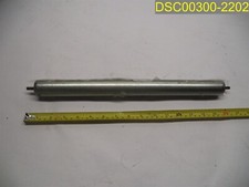 Conveyor Roller 15 1/2" wide surface, 17" overall, 1 1/4" dia. 1/4" dia. shaft