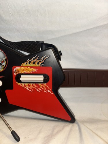 Guitar Hero Red Nyko Frontman Wireless Guitar PS2 80592 NO DONGLE - Picture 3 of 5