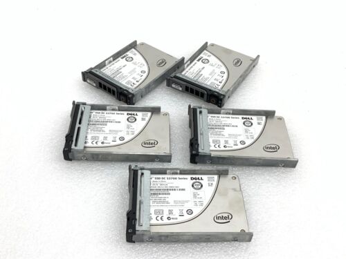 LOT OF 5 Intel SSD DC S3700 Series SSDSC2BA200G3T 200GB 2.5" SATA Solid State - Picture 3 of 8