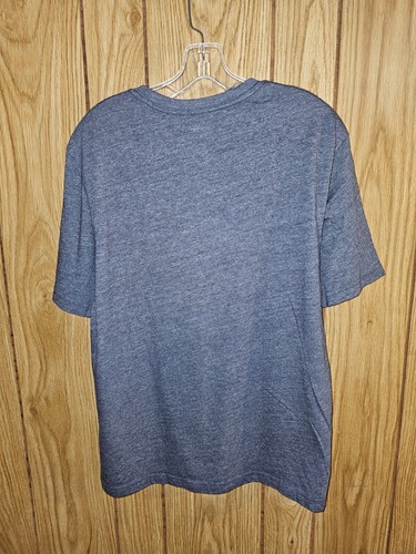 University Of West Virginia Fanatics Large Mens Gray Graphic Logo Tshirt NCAA - Picture 8 of 12