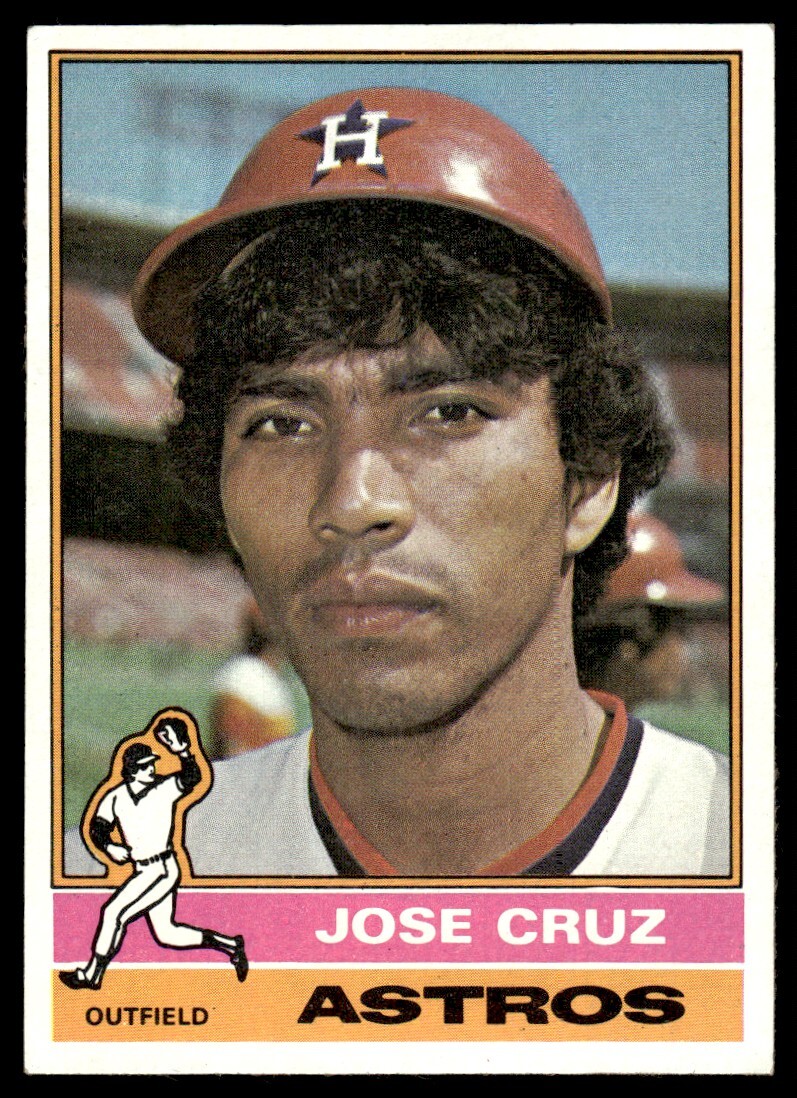 1976 Topps Baseball Card Jose Cruz Houston Astros #321 EX-MT