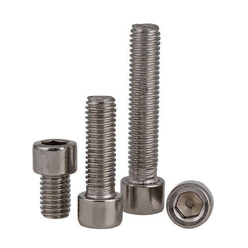 Grade 6.8 Allen Hex Socket Cap Head Screws Bolt 201 Stainless Steel M3-M8 - Picture 3 of 11