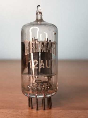 Brimar 12AU7 ECC82 Long Plate Side Getter Valve/Vacuum Tube Tested (#24) - Bild 2 von 5