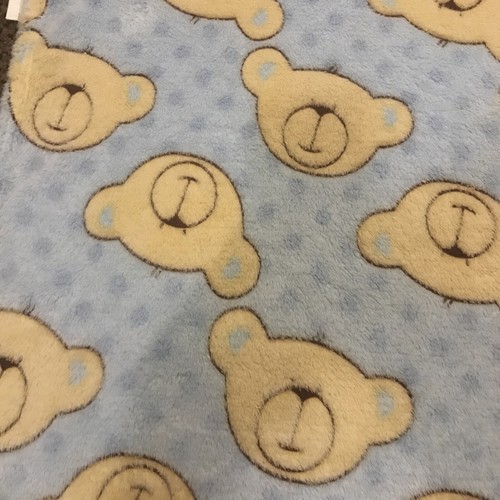 Manta de oso azul tostado SNUGLY BABY Lovey Seguridad Vellón 28” X 30” Vs Afiliados - Imagen 3 de 6