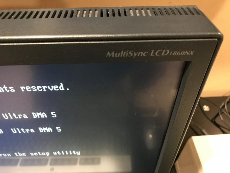 NEC MultiSync LCD1860NX 18" Industrial LCD Display Monitor Server Surveillance - Image 2 of 4
