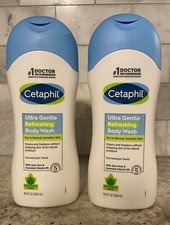 2 Cetaphil Ultra Gentle Refreshing Body Wash Dry To Normal Sensitive Skin 16.9oz