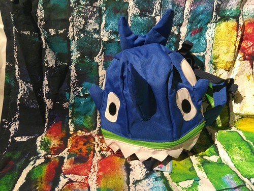 Kids Summer Shark Backpack - Picture 1 of 7