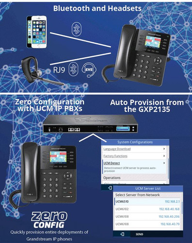 Grandstream GXP2135 NEW VoIP IP Telephone 8 Lines-On Screen BLF - FREE SHIPPING - Picture 3 of 3
