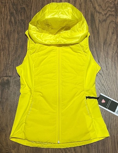 NEW Women Lululemon Another Mile Vest Sonic Yellow Size 6