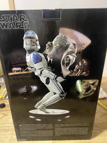 Star Wars Sideshow Yoda And Clone Trooper Premium Format 0852/1500 - Picture 4 of 23