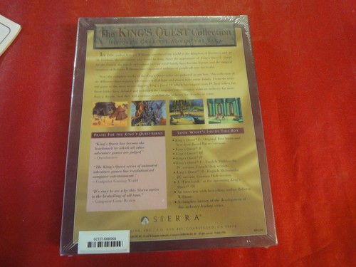 King's Quest: Edición de Coleccionista Sierra Caja Grande Sellada de Fábrica PC De Colección Rara - Imagen 3 de 12