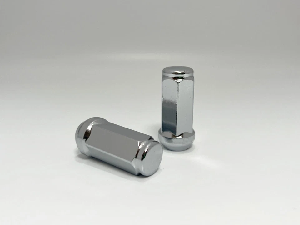 Tuercas de bellota abultadas cromadas 32 piezas 9/16-18 para Chevy C20 C30 K20 K30 Suburban Foto 4 de 4