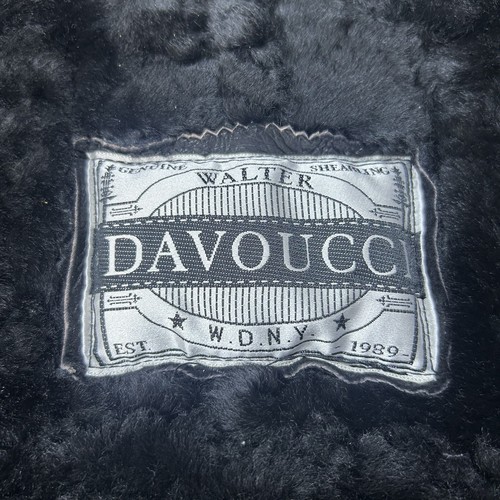 Vtg Walter Devoucci Sterling Jacket Youth Medium/Large Black Leather New York - Picture 11 of 17