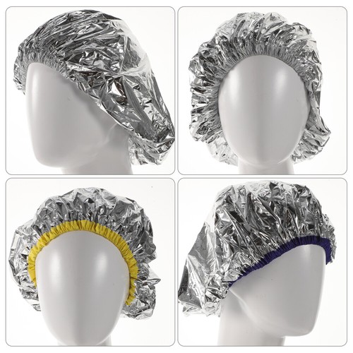 3 Pcs Hair Salon Tin Foil Hat Processing Caps For Hair Hair Dye - Picture 10 of 12