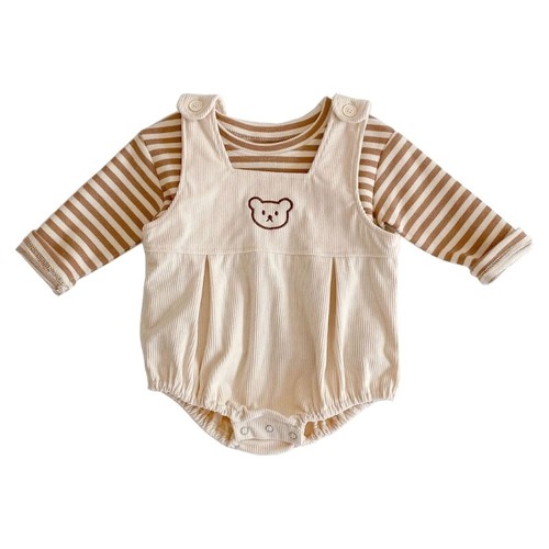 Baby Romper Spring Pullover Sweater 0-36M Infant Unisex Fashion Outfit T-Shirt - Imagen 16 de 18