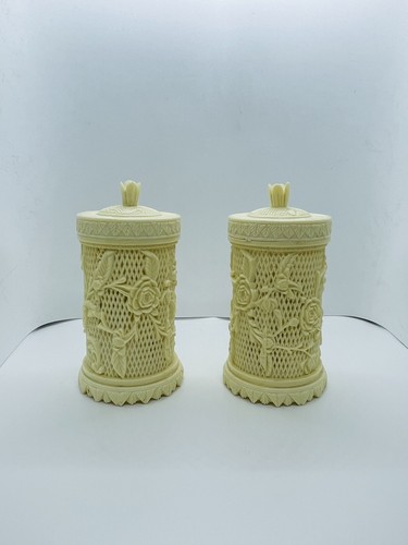 Set Of 2 Celluloid Hors D'oeuvres Cocktails Canapes Forks Picks Hong Kong 1970s - Picture 1 of 3