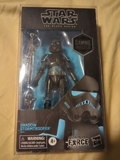Hasbro Star Wars The Force Unleashed Shadow Stormtrooper Black Series Action...